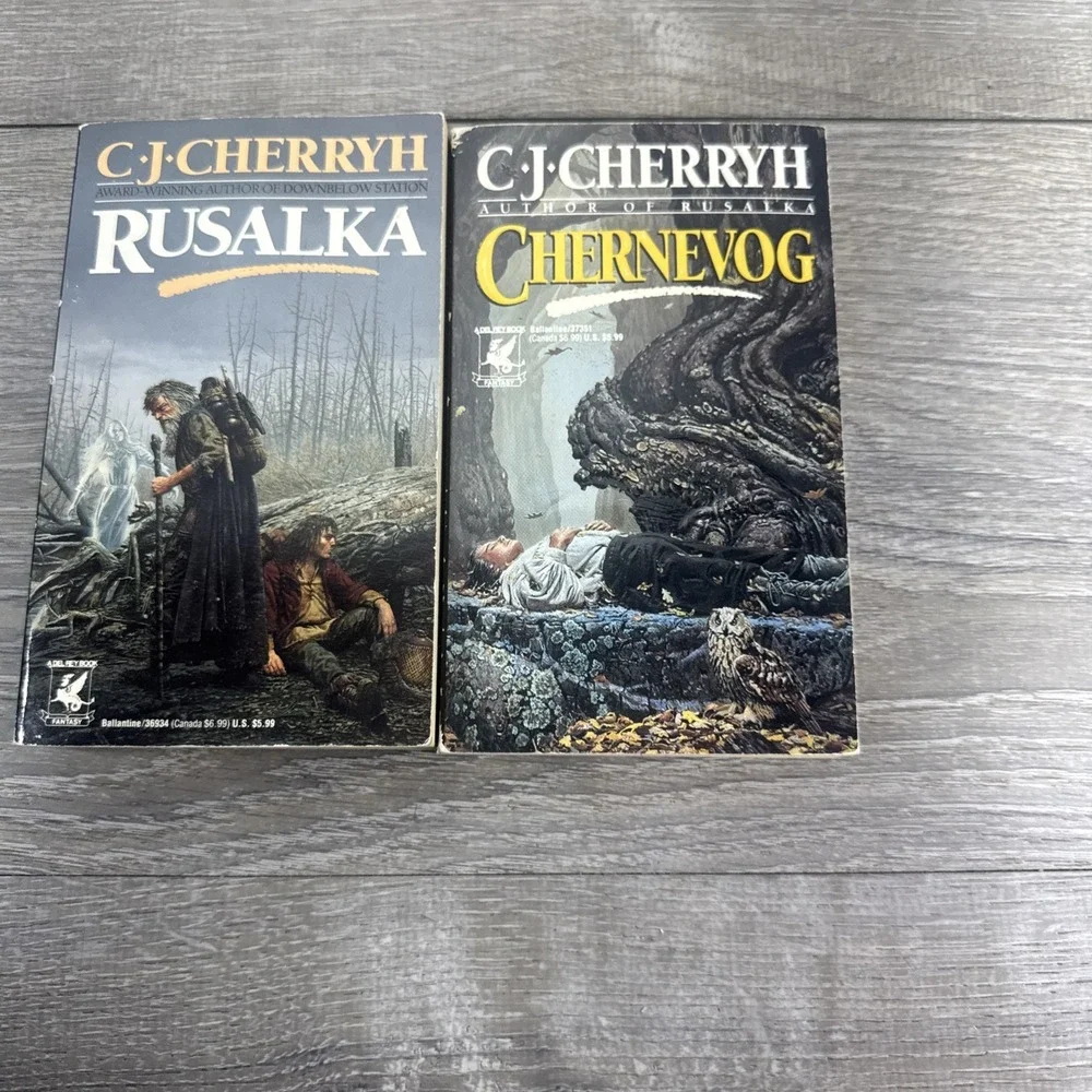 C. J. Cherryh - Russian Stories Book Lot of 2 PB - Chernevog, Rusalka ,Charnevog